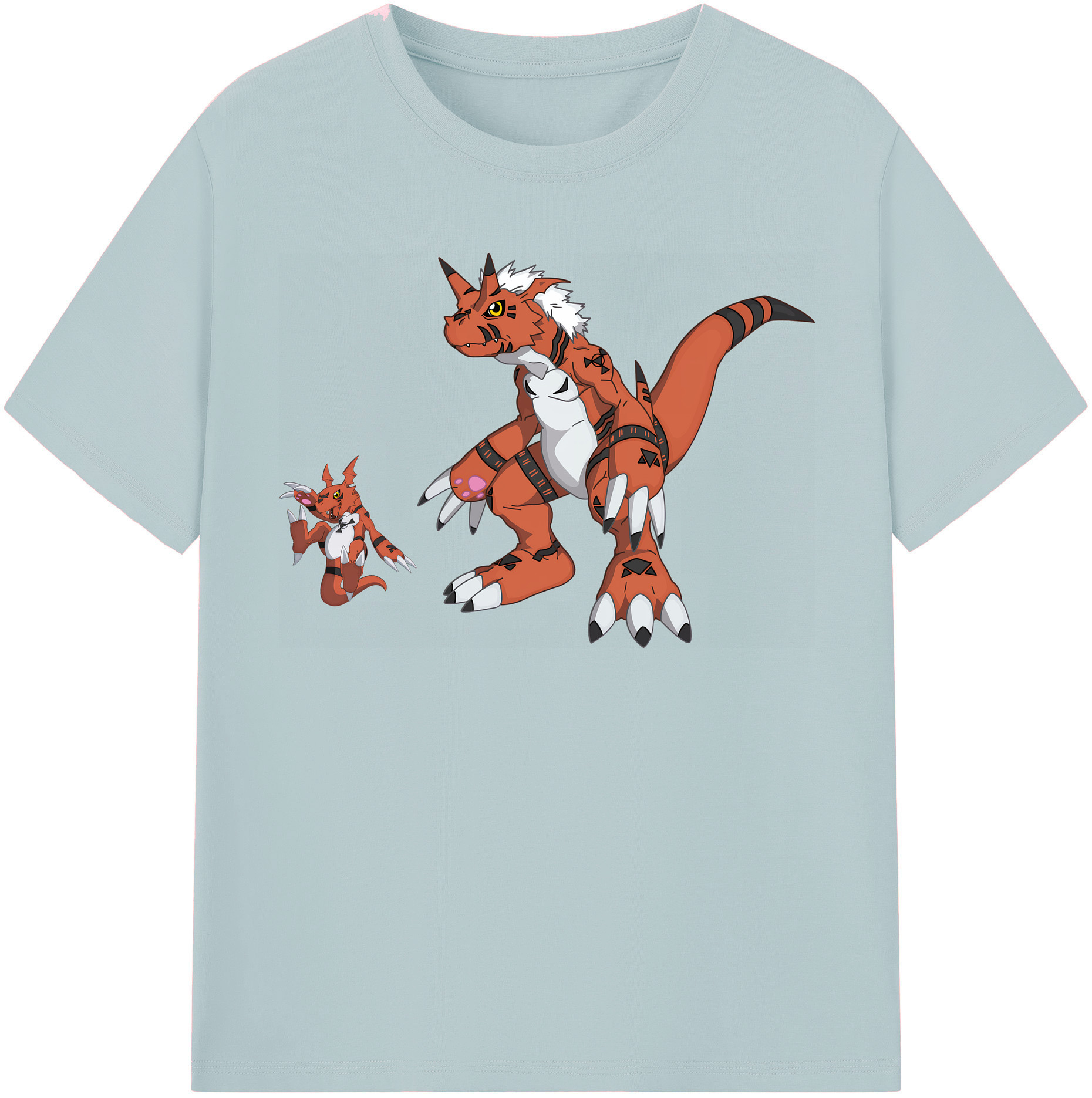 （画像用） Digimon デジタルモンスター/デジモン 綿100％半袖Tシャツ（フロントプリント）